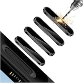 Lkurui 4 Pack Camera Control Button Protector for iPhone 16 Pro/16 Pro Max/17 [Standard], Anti-Scratch Thin Protection Cover fit Apple Phone Sensitive Capture Click Slide Zoom Key (Black Titanium)