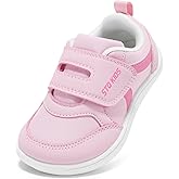 Toddler Wide Toe Box Barefoot Shoes Boys Girls Sneakers Kids Tennis Shoes Preschool Non Slip Lightweight Comfortable First Walking Shoes Running Outdoor Activities