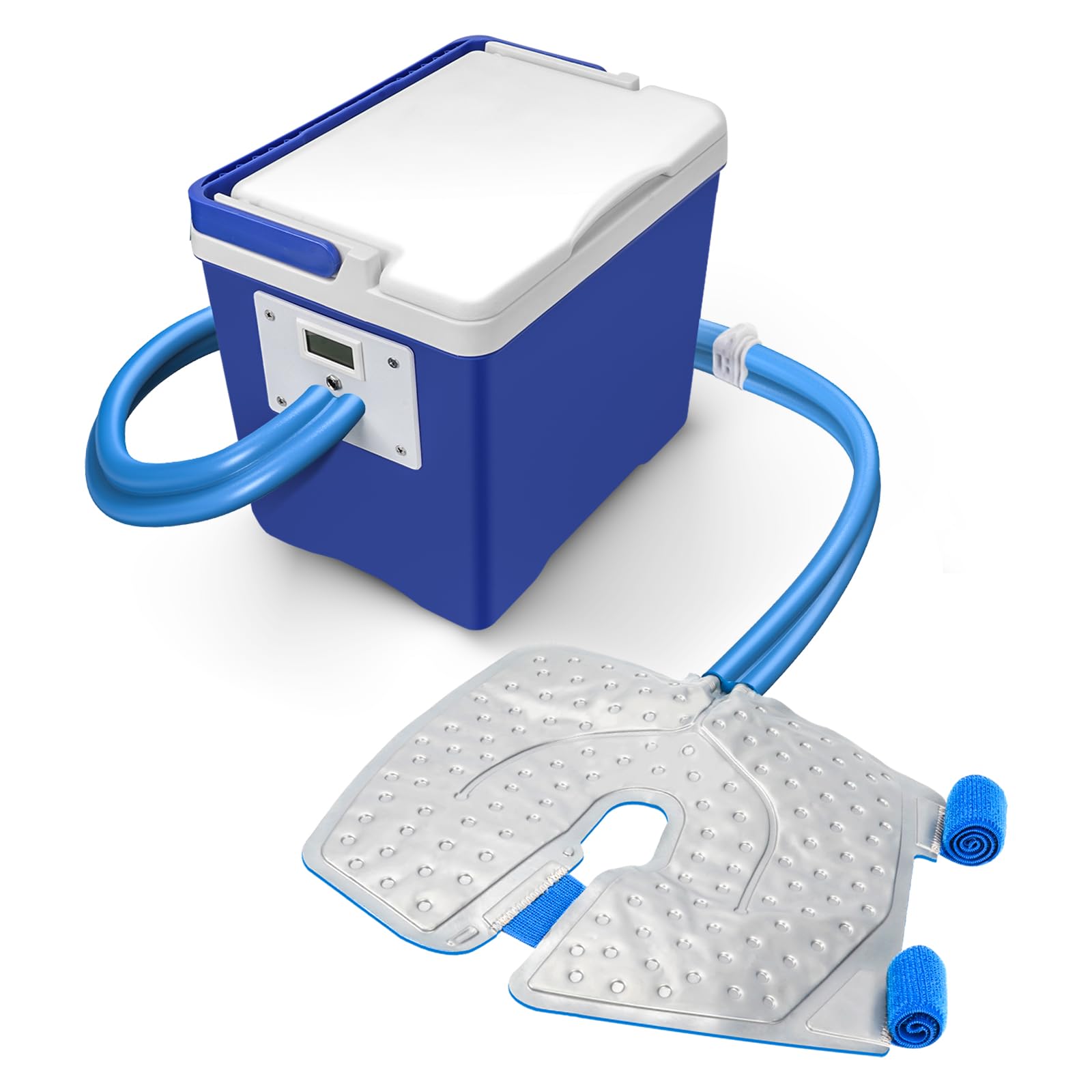 Photo 1 of Cold Ice Machine Therapy System with Digital Timer, Knee/Joint Pad, Cooling Reservoir and Quiet Bump, for Post-Surgery and Post-Trauma Pain Relief