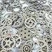 Korlon Pendant Charms 40pcs Style Antique Bronze Alloy Round Clock Watch Wheel Gear, z-Mixed