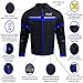 HWK Mesh Motorcycle Jacket Riding Air Motorbike Jacket Biker CE Armored Breathable (Medium, Blue)