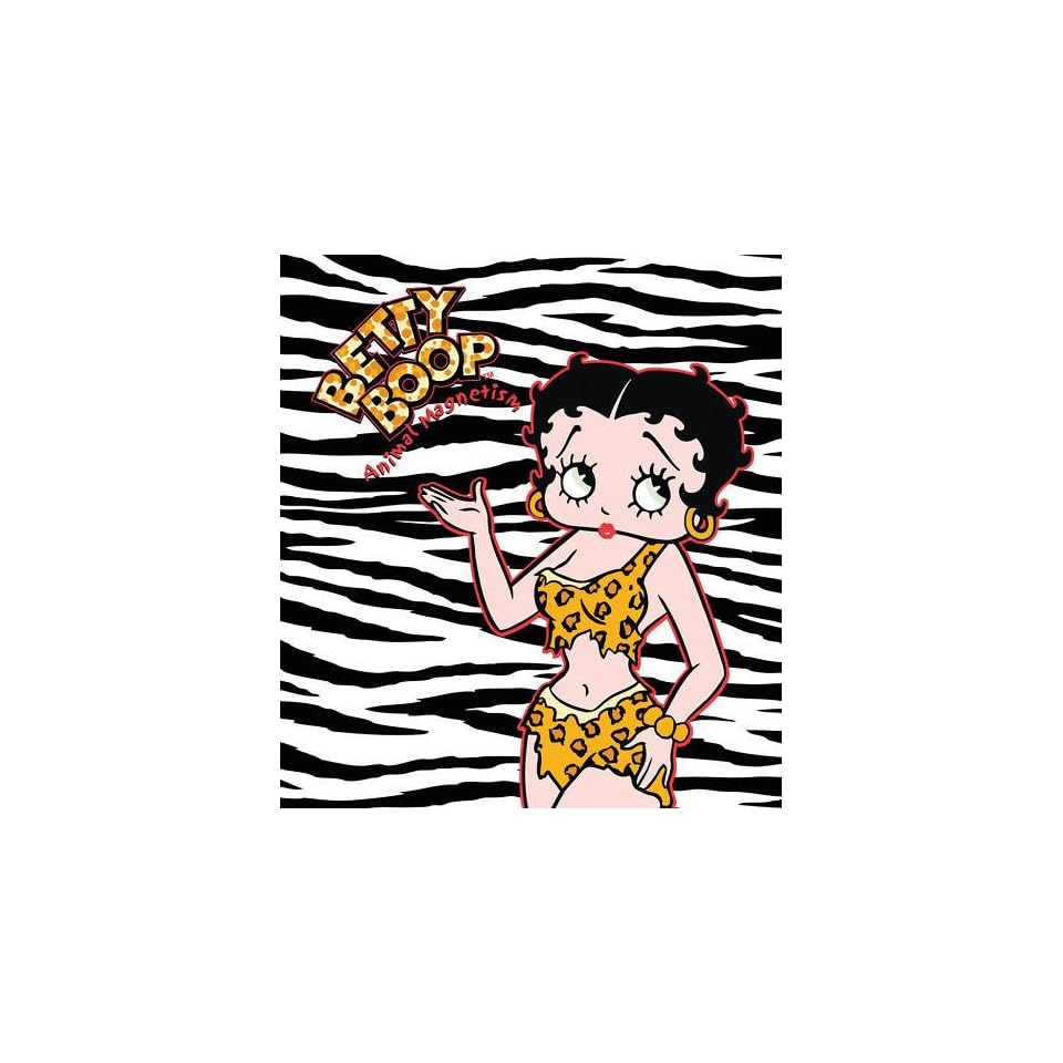Betty Boop Animal Agnetism Zebra Soft Royal Plush Raschel Blanket Queen Size On Popscreen