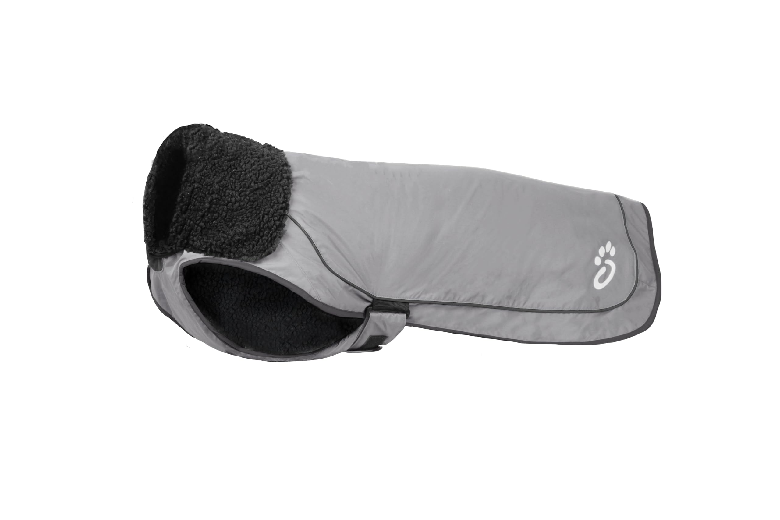 Mountain Paws Waterproof & Windproof Cordura® Fleece-Lined Dog Robe Raincoat, Reflective, Extra Large