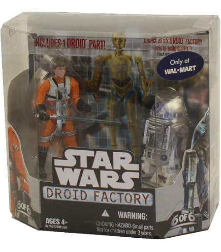 Amazon.com: Star Wars Saga 2008 Build-A-Droid Factory Action