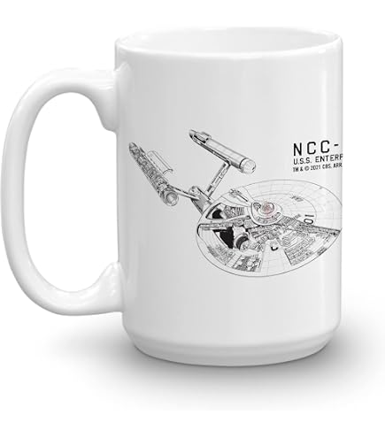 Amazon.com: Star Trek The Original Series Cast Ceramic Coffee Mug, Novelty  Gift Mugs for Coffee, Tea and Hot Drinks, 11oz, White : Home & Kitchen