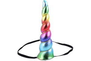 Love Sweety Delicate Dew Shiny Unicorn Horn Elastic Headband Cosplay Costume Easter Headpiece