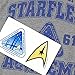 Star Trek Distressed Starfleet Academy T Shirt & Exclusive Stickers