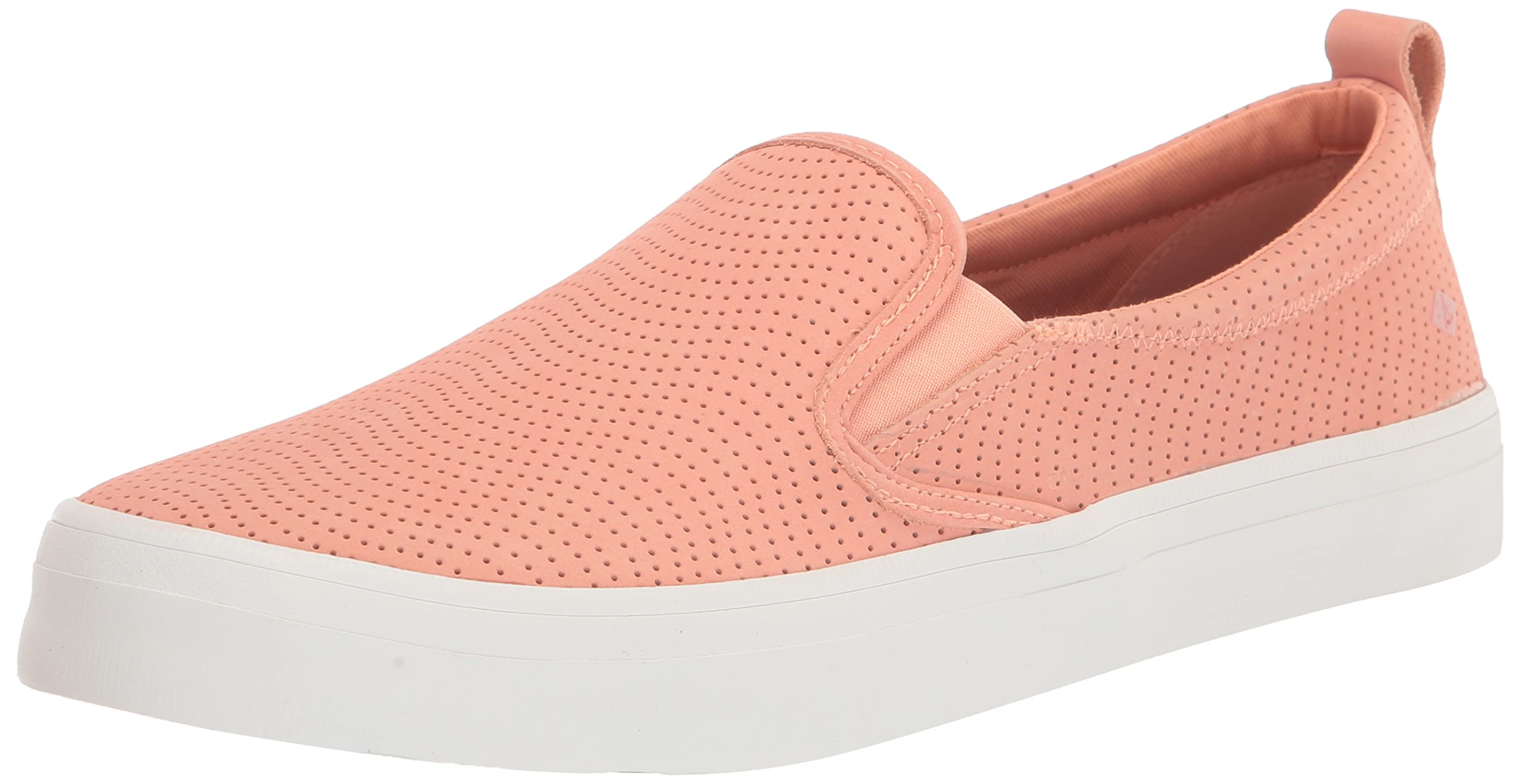 Sperry Women's Crest Twin Gore Boat Shoe, Peach