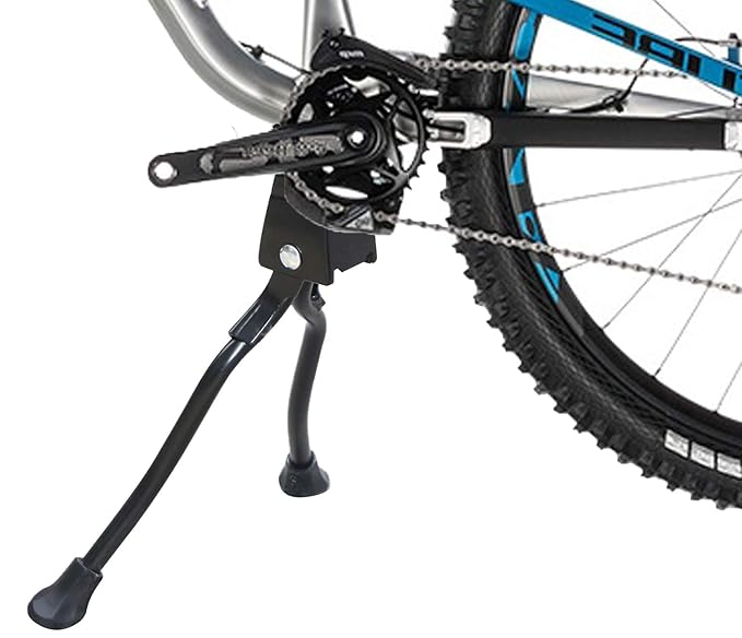 M2 Zweibeinständer Doppelständer Fahrrad-Ständer Fahrrad Einstellbarer Universal Aluminiumlegierung mit Anti-Rutsch Gummifuß 