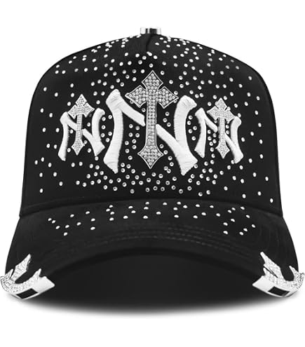 Amazon.com: XCAP NY 3 Cruces Black - Premium Cap for Men and Women