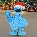Product Works 32-Inch Pre-Lit Sesame Street Cookie Monster in Lights Christmas Yard Decoration, 15 Lights