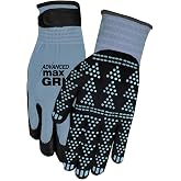 Midwest Gloves &amp; Gear unisex adult Advanced Max Gripping Glove, Slate Blue , 1 pair