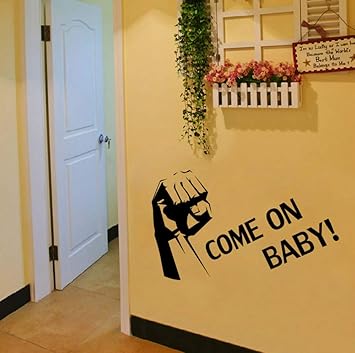 Lkfqjd Apreto El Puno Arte De La Pared Mural Etiqueta Engomada De