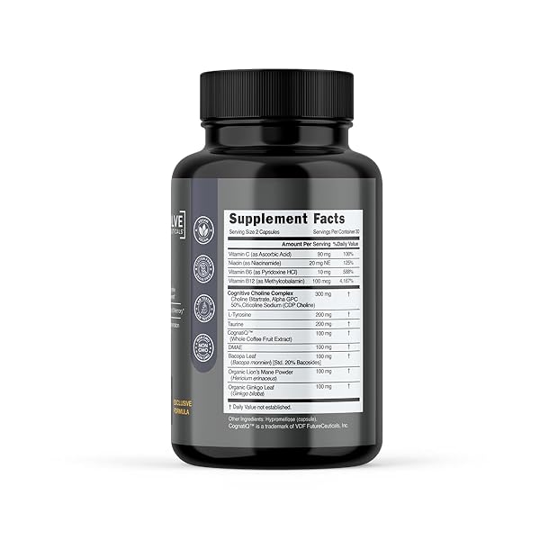 COGNISYNC NOOTROPIC BRAIN HEALTH SUPPLEMENT 60CT, 12 POWERFUL INGREDIENTS, LION’S MANE, ALPHA-GPC, COGNITIVE ENHANCEMENT, BRAIN FOG SUPPORT, MEMORY SUPPORT, SMART DRUG ALTERNATIVE
