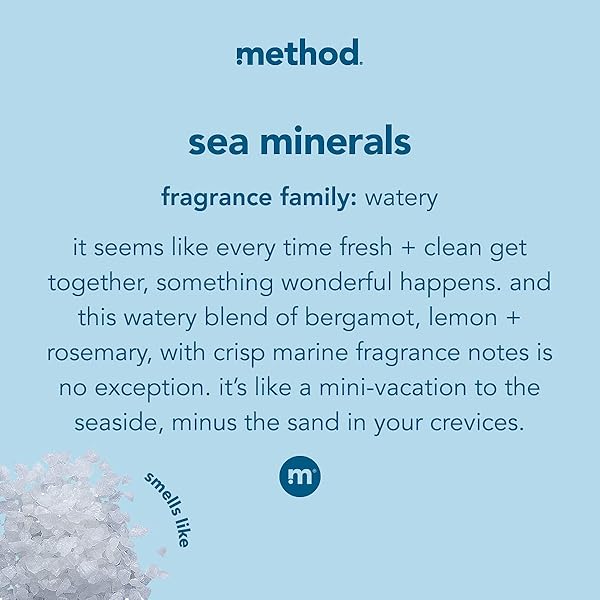METHOD GEL HAND SOAP, SEA MINERALS, BIODEGRADABLE FORMULA, 12 FL OZ (PACK OF 1)