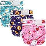 Pet Soft Washable Dog Nappies Female 3 Pack Large 19-25in Waist