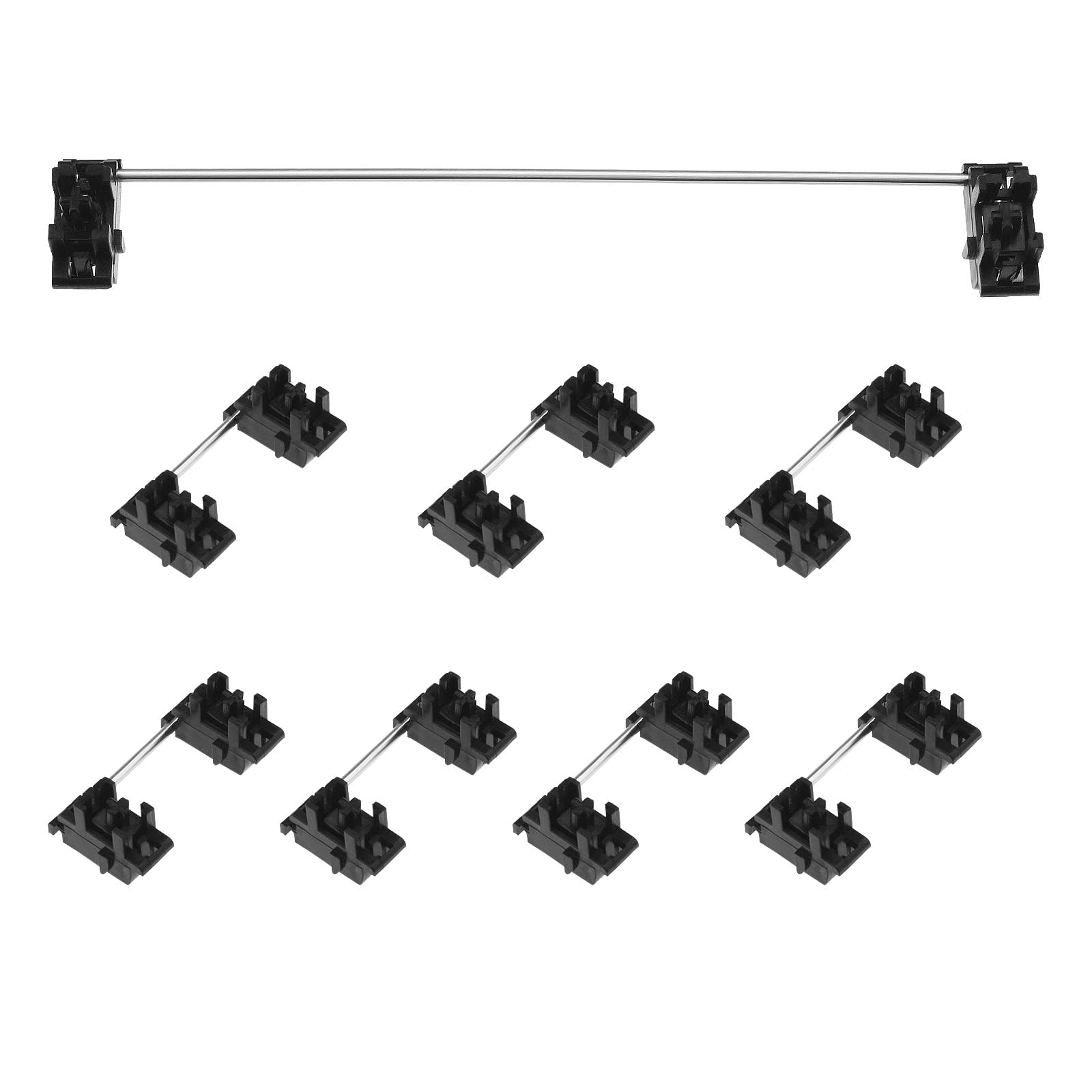ECSiNG 7Pcs 2U Stabilizers & 1Pcs 6.25U Stabilizer Replacement Mechanical Keyboard Stabilizers Plate Mount Stabilizers Keyboard Accessories