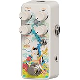 Klowra South Zoo Voice Synth Pedal - Triple Voice Polyphonic Synthesizer | with Invert Pitch Follow, Freeze Textures &amp; Lo-Fi Glitch &amp; Experimental Animal Sound Effects Shifte Guitar Pedal