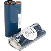 CYTTR 4.33" x 244' Thermal Transfer Ribbon - 1 Roll. Resin Enhanced Wax 1/2 Inch Core Ink Out for Zebra Eltron Datamax Zebra GC420t GK420t GX420t TLP2442 TLP2844