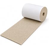 Felt Furniture Pads, Self Adhesive Felt Sheets Roll, Cuttable Felt Pads for Furniture Legs, Heavy Duty Furniture Pads for Hardwood Floors, Chair Wall Protector, Beige, 40 x 5 x 0.12 Inch