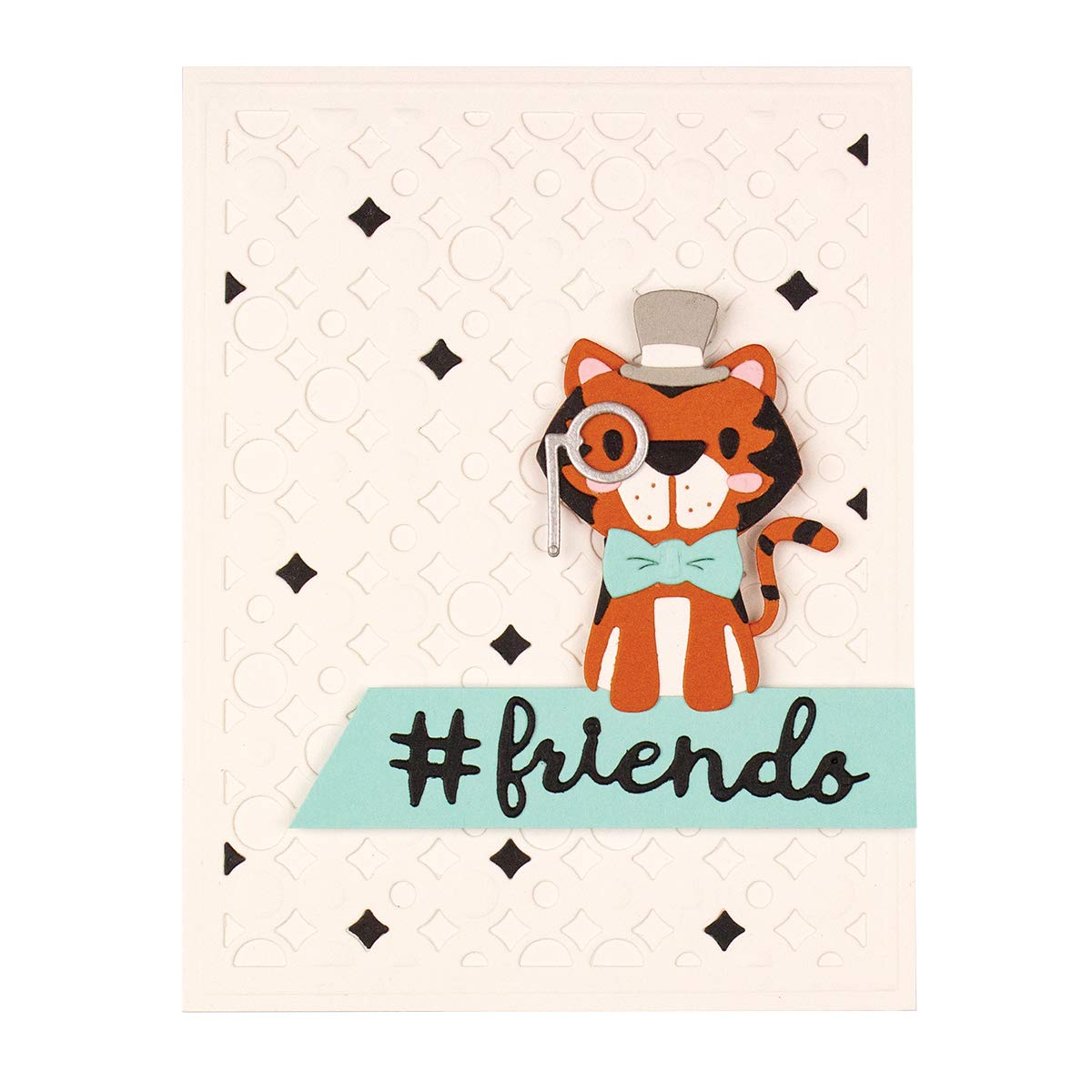 Spellbinders Die D-Lites Tiger, Oh My, Copper, Body: 2.5 x 2.7 cm