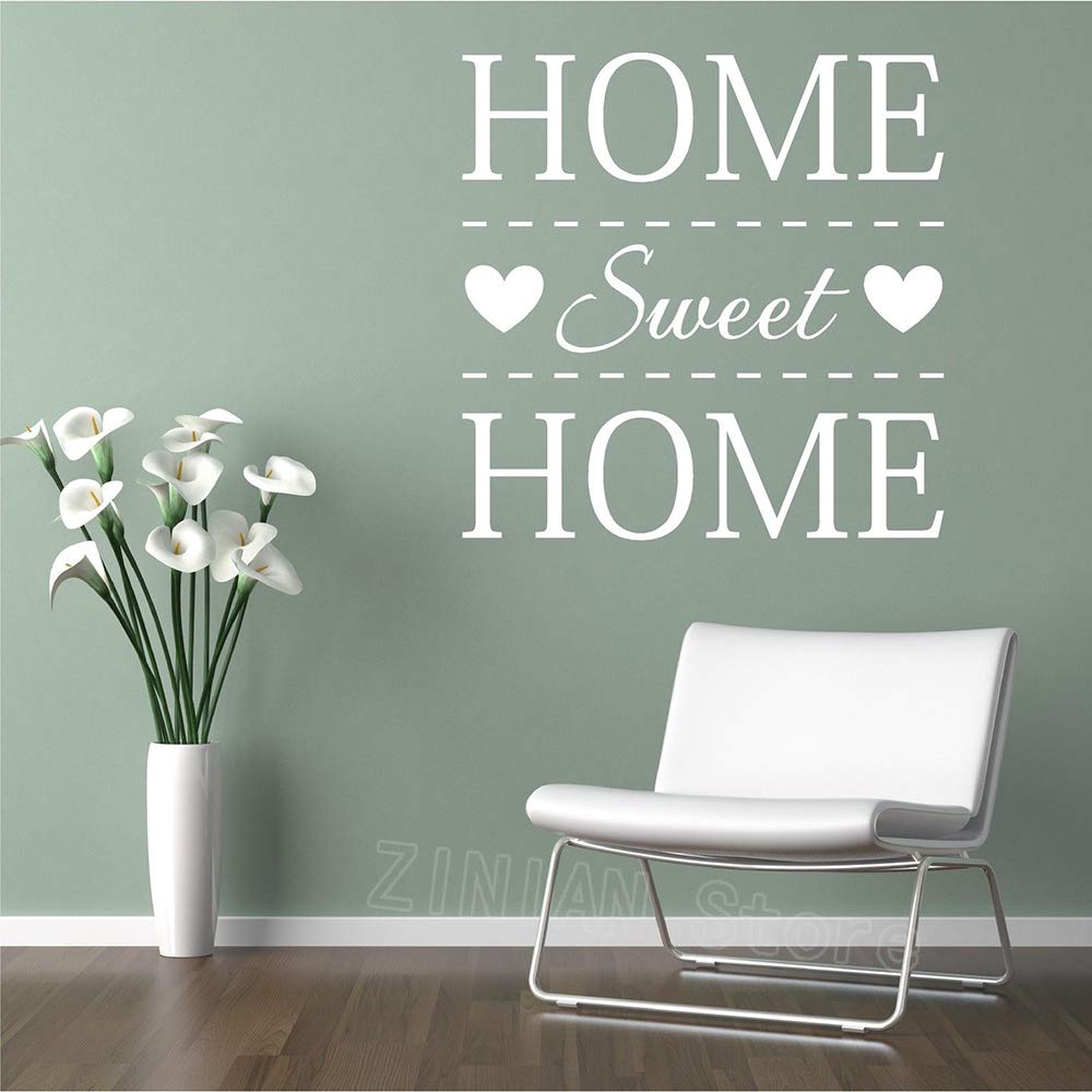 wukongsun Diseño de Moda DIY Letras Dulce hogar Pegatinas de Pared ...