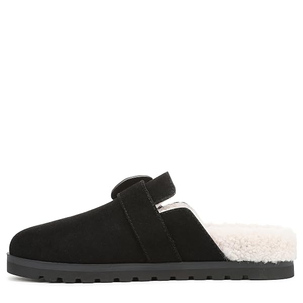 BLOWFISH MALIBU WOMEN’S SIENNA COZY MULE BLACK FAUX SUEDE 8.5 M