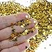 ARDOUR VAN Bilipala Gold Star Table Confetti Sparkle Star Sequins for Wedding Baby Shower Birthday Party Decorations Supplies, 6 MM, 2 Ounce