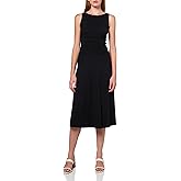 VELVET BY GRAHAM & SPENCER Women's Pia Gauzy Whisper Novelty Dress, Black, X-Small