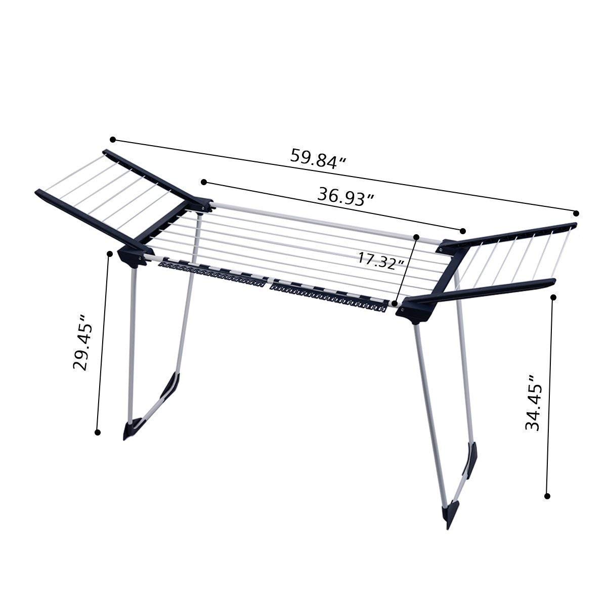 Drynatural Laundry Drying Rack Suitable for Bathtub, Foldable, Steel, Portable 842880126582 eBay