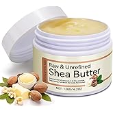 Shea Butter, Raw Shea Butter for Face & Body, Unrefined, Deep Hydrating Moisturizer, 120G