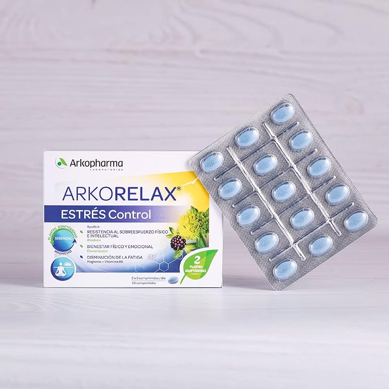 Arkorelax Estrés Control, 30 Comprimidos, Magnesio, Vitamina B6