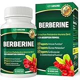 EzyAbsorb Gluten-Free Berberine 500mg, 90 veggie capsules for Blood Sugar Support /w LA-3 AMPK Metabolic Activator