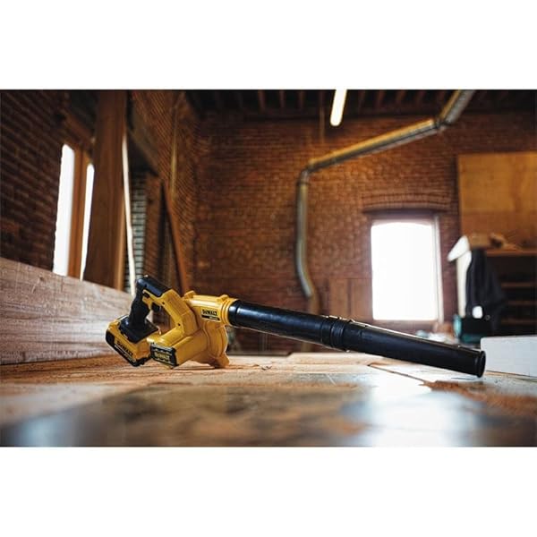 DEWALT 20V MAX BLOWER, 100 CFM AIRFLOW, VARIABLE SPEED SWITCH, INCLUDES TRIGGER LOCK, BARE TOOL ONLY (DCE100B)