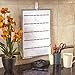 Mead Organizher Monthly Undated Tabbed Wall Calendar, One Year, 12 x 17 Inches (47037)