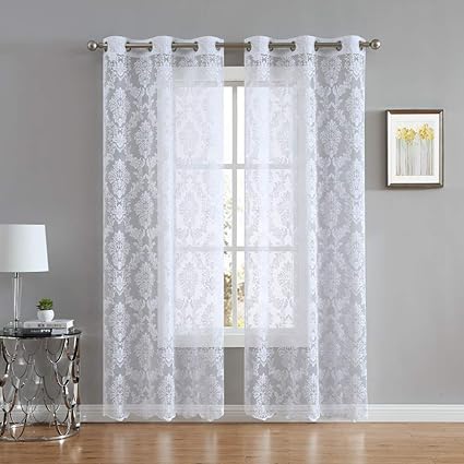 Long Window Panels Pair Of Very Long Lace Curtains French Door