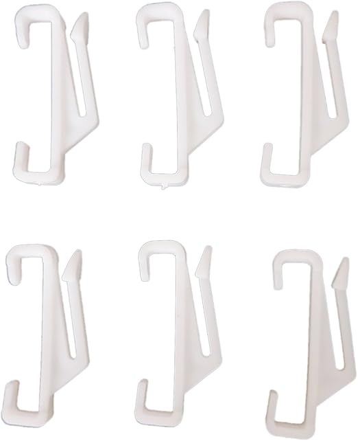 40/80PCs Curtain Track Glider Hooks With Sturdy Grip Fit Integra Rail