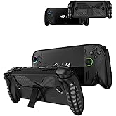 Case for ROG Xbox Ally X,Soft Skin Silicone Full Protective Case Cover with ROG Xbox Ally X-Black