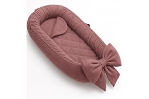 EAQ Baby Lounger, Infant Lounger for Newborn,Portable Baby Nest Cover Breathable & Soft, Newborn Essentials