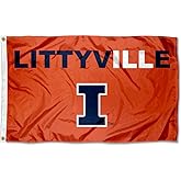 Illinois Fighting Illini Littyville Flag