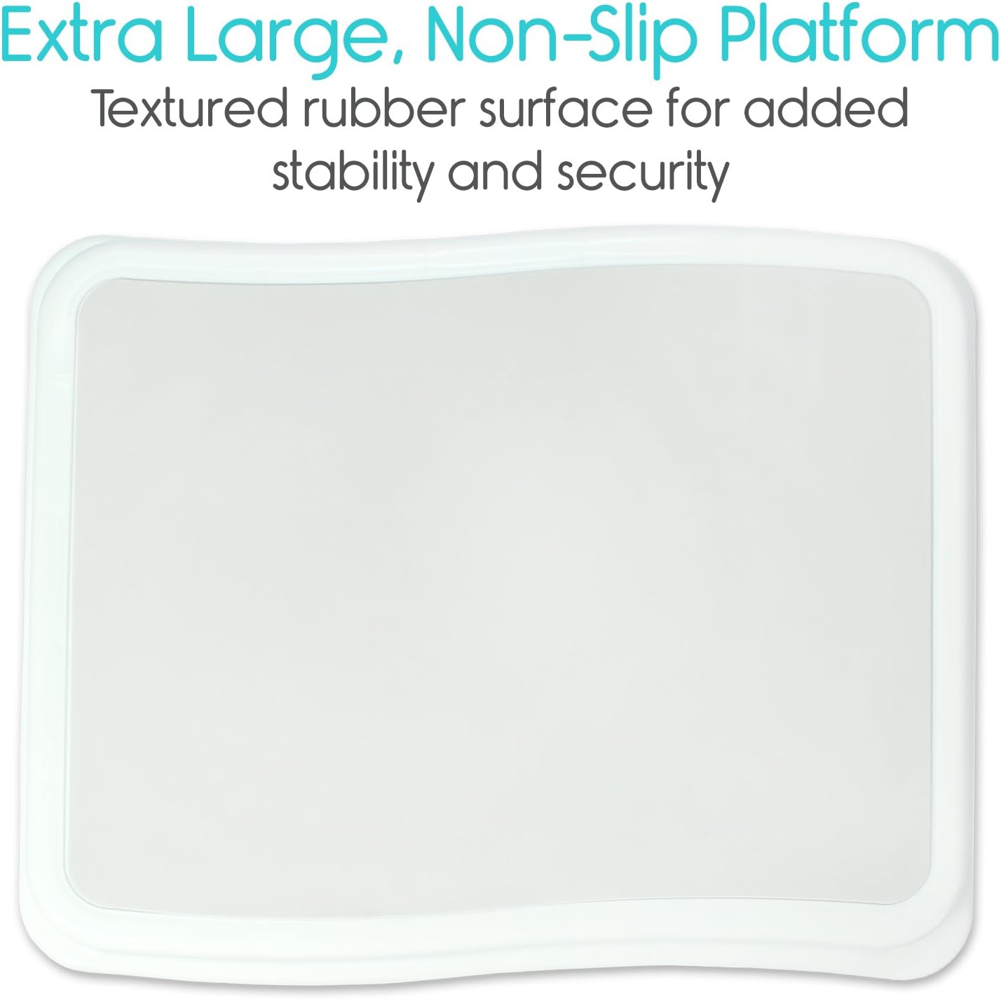 Vive Bath Step (4 inch) - Slip Resistant Shower Stepping Stool - Elevated Bathroom Safety Aid for Handicap, Elderly Seniors Entering, Exiting Bathtub - Nonslip Heavy Duty Bathtub, Bed, Kitchen: Health & Personal Care