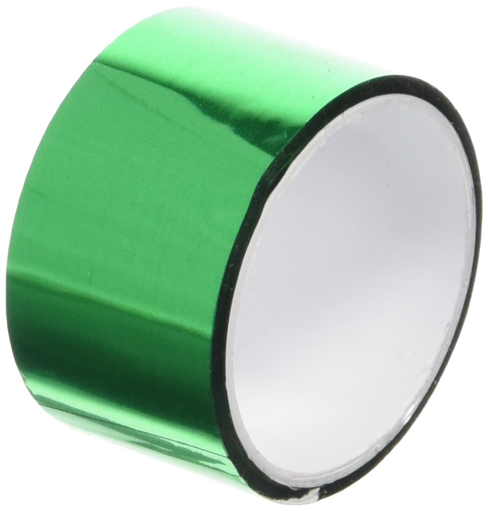 TapeCase 1-5-MPFT-GREEN Metalized Polyester Film Tape 1" x 5yds - Green (1 Roll)
