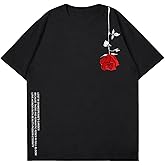 Bealin Mens Graphic Tees Oversized Creative Graffiti Short Sleeve Shirts Summer Casual Rapper Streetwear Y2k Tops Tshirt