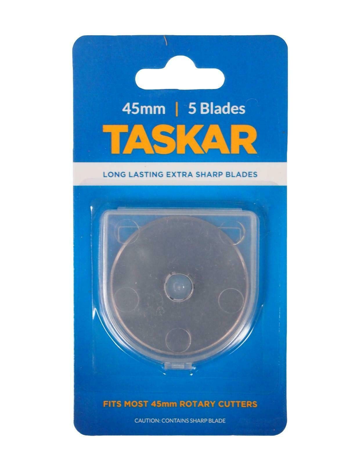 Taskar 45mm Rotary Cutter Blades for Olfa Etc - 5 Pack