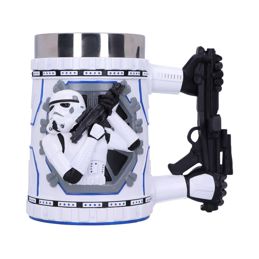 Nemesis Now Officially Licensed Stormtrooper Tankard, White, 18cm (B5938V2)