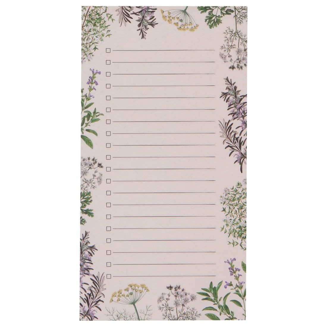 Now Designs Magnetic List It Notepad, Garden Herbs