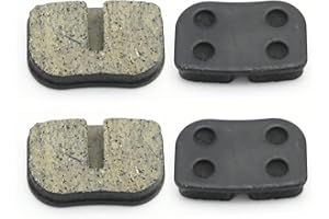 EATAKWARD 4Pcs Rear Disc Brake Pads, Scooter Brake Pads for 2-Stroke 33cc 43cc 47cc 49cc ATV Quad Gas Scooter Dirt Pocket Bik