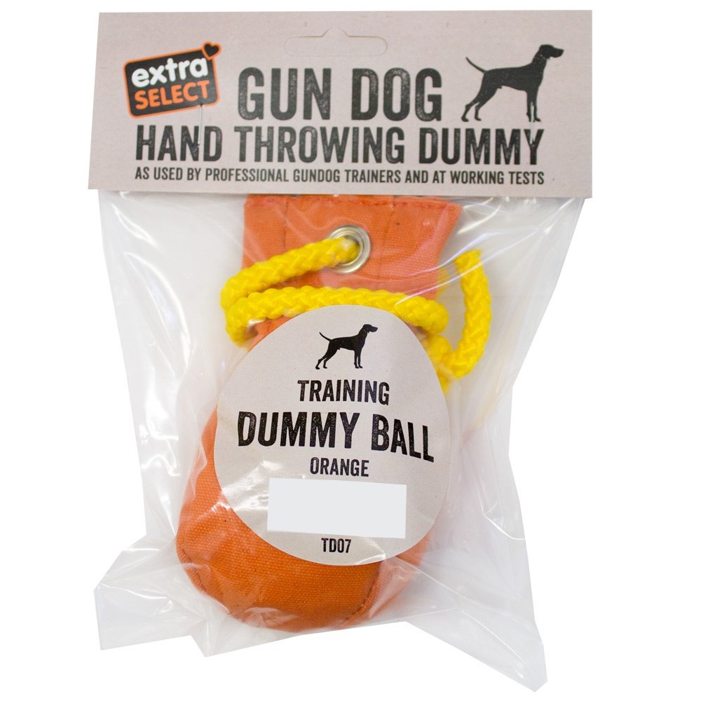Extra Select Gun Dog Training Dummy Ball, Orange