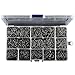 Anmuka 1600pcs High Carbon Steel Fishing Hooks with 10 sizes