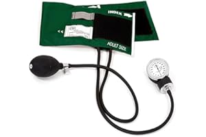 Prestige Medical Premium Adult Aneroid Sphygmomanometer, Hunter Green
